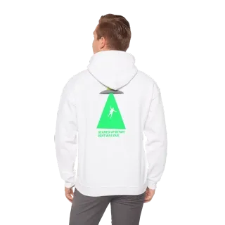 Hoodie 007 Person 4 Back White